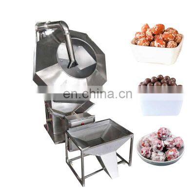 Industrial Peanut Flour Breading Candy Coating Pan Machine Nuts Chocolate Small Candy Dragee Machine