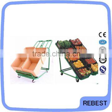Supermarket Vegetable Display Rack