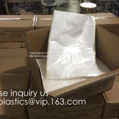 Recyclable Material Heat Seal Beedo Printed Plastic Party Apron Bag,eco-friendly Cooking Apron Adult Waterproof Oilproof photo-2