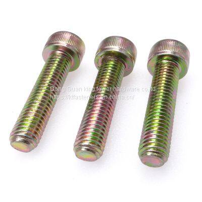 M8 Furniture Barrel Screw Zinc Planted Allen Screw Flat Round Hex Head for Furniture photo-3