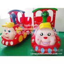 Guangdong Zhongshan Tai Le Play Children Indoor and Outdoor Coin-operated Rocking Car Rocking Machine Cartoon Train Steering Wheel FRP MP3 Music Equipment (LT-KD19) photo-3