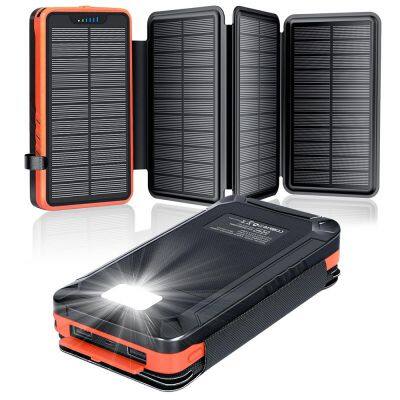 Solar PowerBank 26800mAh  Large capacity outdoor waterproof solar power bank powerbank 26800mAh