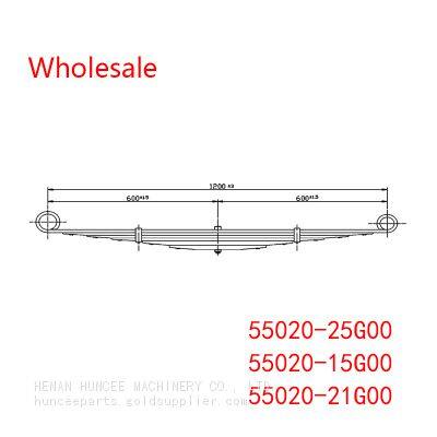 55020-25G00, 55020-15G00, 55020- 21G00 For Nissan Light Duty Vehicle Rear Axle Leaf Spring Wholesale