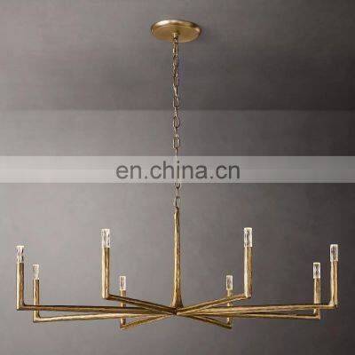 Modern Luxury Nordic Ceiling Lighting Golden Thaddeus Round Industrial Retro Chandelier for Living Room Bedroom photo-4
