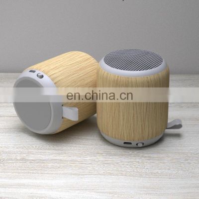 New Model Portable Wireless Bocina Bluetooth Speaker Luminous Bamboo Speaker With Led Light