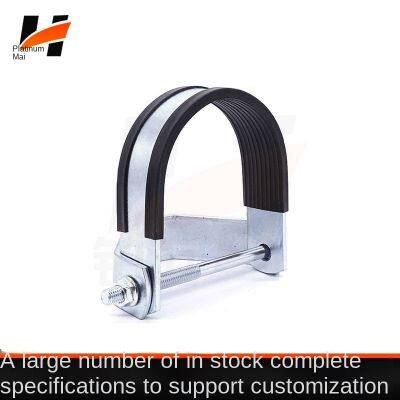 Anti-seismic Bracket Accessories, Hot-dip Galvanized U-shaped Pipe Clamp, Ohm Binding for Fire Protection Pipeline, Manufacturer photo-4