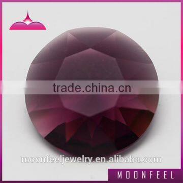 purple decorative glass gems diamond