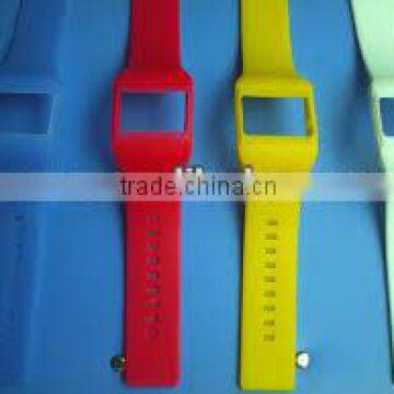 luminous silicone watch band,glowing silicone watch strap,fluorescent silicone bracelet