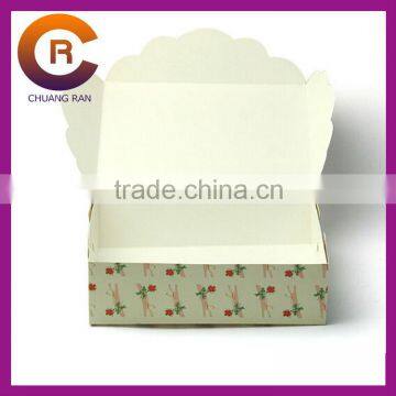 Custom made window paper small wedding cake boxes