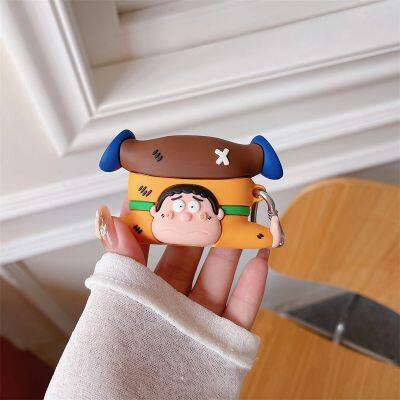Design Cartoon Kopfh?rer-Zubeh?r-Hüllen für Airpods 1 2 3 Pro Hülle mit Kette