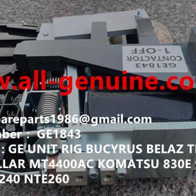 GE1843 CONTACTOR ASSY GE MT4400AC MT3600 KOMATSU 8830E 930E TEREX BELAZ 75131 MINING DUMP TRUCK HAULER