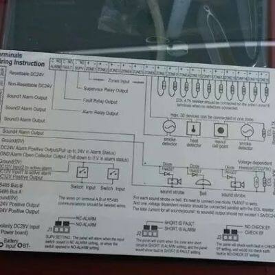 4-16 Zones Alarm Conventional Fire Alarm Control Panel Security Controller photo-4