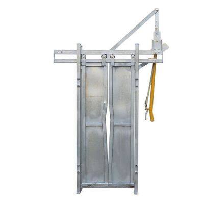 Прочный оцинкованный корытообразный стеснитель для крупного рогатого скота, корытообразный стеснитель для скота с весами, фермерское оборудование от фабрик, ограждения, арки и ворота