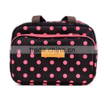 Stock Dot Nylon Mommy Handbag Ladies Bags Holding Baby Bag Handbags Wholesale