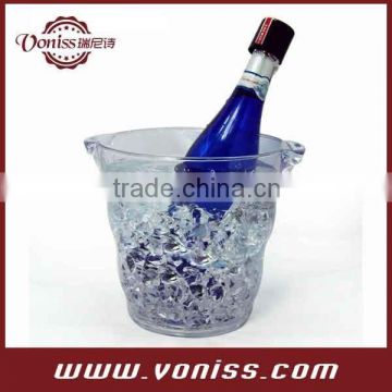 Acrylic Transparent Wine Cooler Ice Bucket Chilling Beer cooler 5L