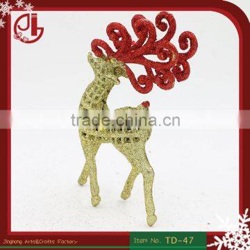 Christmas Tree Ornaments Sticky Powder Santa Elk Enfeites De Natal Adornos Navidad Craft Christmas Tree Decoration Wholesales