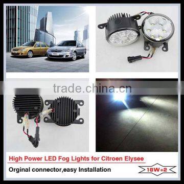 Great brightness Citroen Elysee LED fog lamp