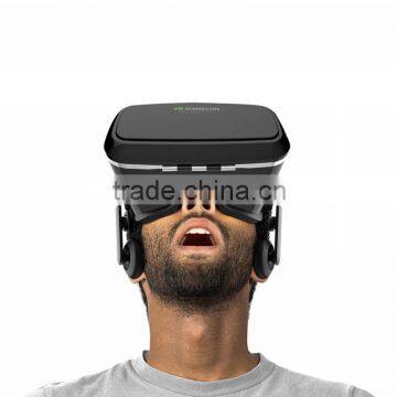 2016 Virtual Reality Glasses Head Headset VR Box 3D Glasses for 3.5 to 6.0 Inch Smartphone VR Shinecon photo-2