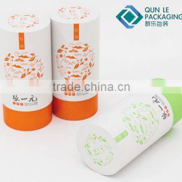 Recycled Material Cylinder Tea Packaging Box Tea Paper Tube Packaging