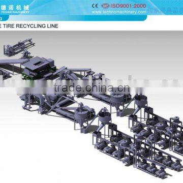 waste tire recycling line