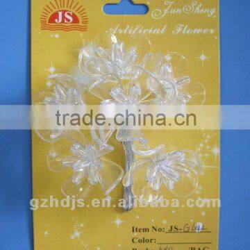 acrylic artificial flower decor