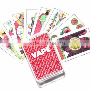 Spanish custom pvc playing card printing