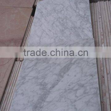 Bianco carrara white marble tile