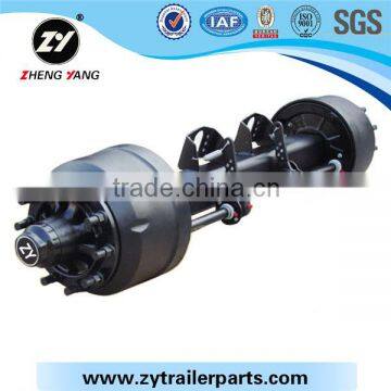 American Type in-board Drum Axle/American type 15T hydraulic suspension trailer axle