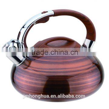 Stainless steel whistling tea kettle