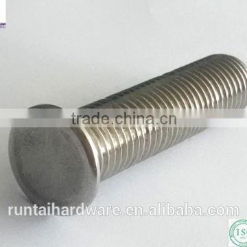 stainless stain 8.9 grade clinch countersunk flat head bolts