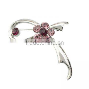 New Style Fashion Goldfish Shape Diamond Brooch