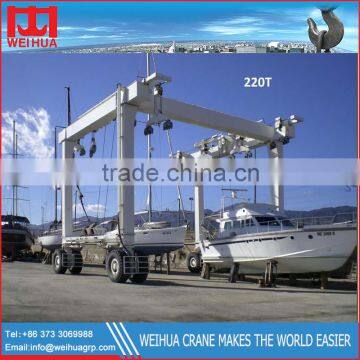 Hydraulic/Electric Boat Hoist Gantry Crane