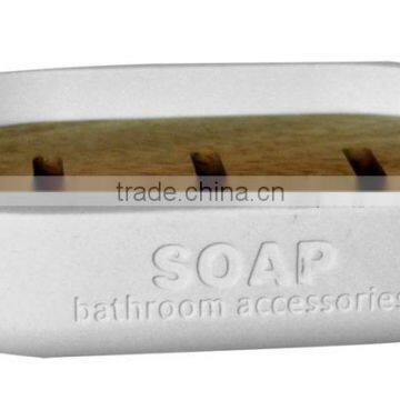 Bone China Polyresin Bathroom Accessories Set for Hotel and Home photo-4