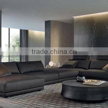 New modern european style furniture sectional fabric sofa