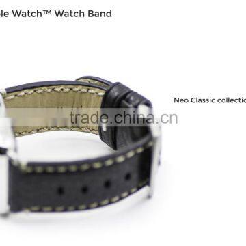 Original Kajsa Neo Classic Collection Genuine Leather Watch Band Wrist Strap For 42MM Apple Watch MT-3967
