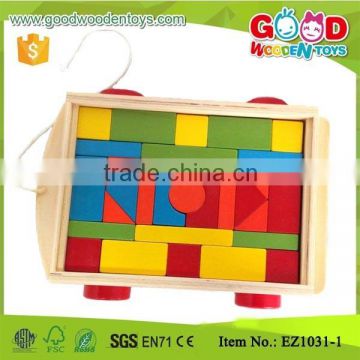 Brand New Kids Education Blocks, 30 Pieces Kids Wooden Blocks, Handmade Colorful Baby Blocks