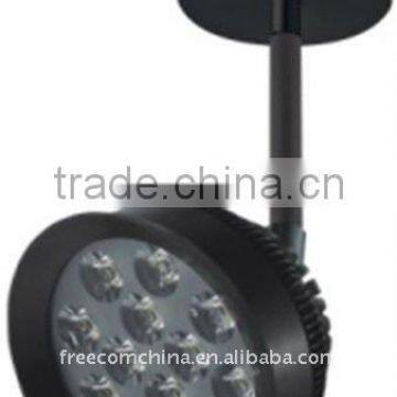 Hung on a wall rechargeable LED spotlight