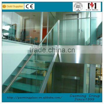 Stainless Steel Glass Staircase,Glass Step Staircase,Staircase