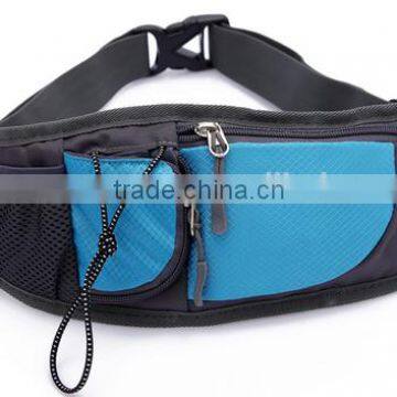 New Large Nylon Waist Hip Fanny Pack Bag Multifunctional Water Resistant Waist Pack with Water Bottle Holder