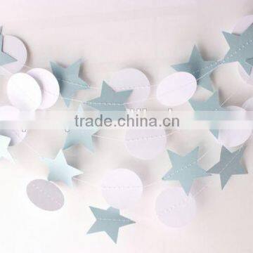 Hot!!!Paper Circle Garland for Wedding Party Birthday Decorations favors