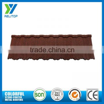 Stone coated high quality zinc-aluminum waterproof roof tile