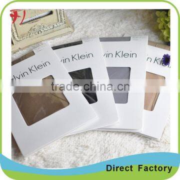 Green Custom Jewelry Window Box Packaging With Foam Insert