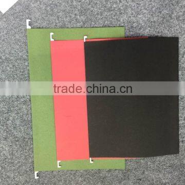 Wholesales high quality 210gsm A4 FC colored paper suspension hanging file folder with index tabs