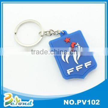 Fashion and durable hot selling custom high quality pvc keychain