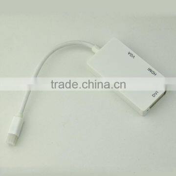 V-LINK Nickel Plated Mini dp to Hdmi Vga Dvi Adapter for Monitor photo-3