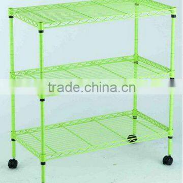 2014 Hot Selling Colorful Metal Wire Shelving of High Quality-12 Years Professional Manufacturer from China