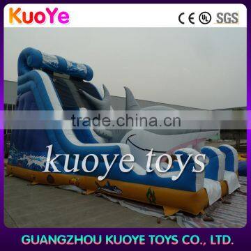 high quality big shark Inflatable slide with factory price for sale