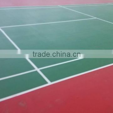 indoor badminton court surface