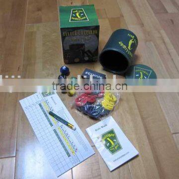 golf dice game set