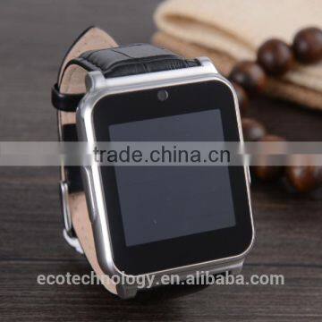 15$ W90 Bluetooth Smart Watch 6260A Men Luxury Leather Business Wristwatch Knight Full View HD photo-2